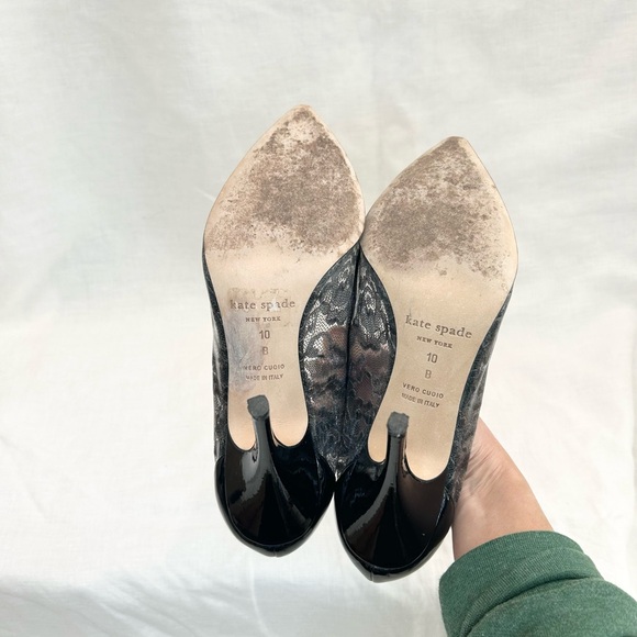 Kate Spade Pointed Toe Evening Pumps - Jeb Mid Heel - Picture 10 of 12